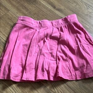 Vibrant Pink Kids Skort